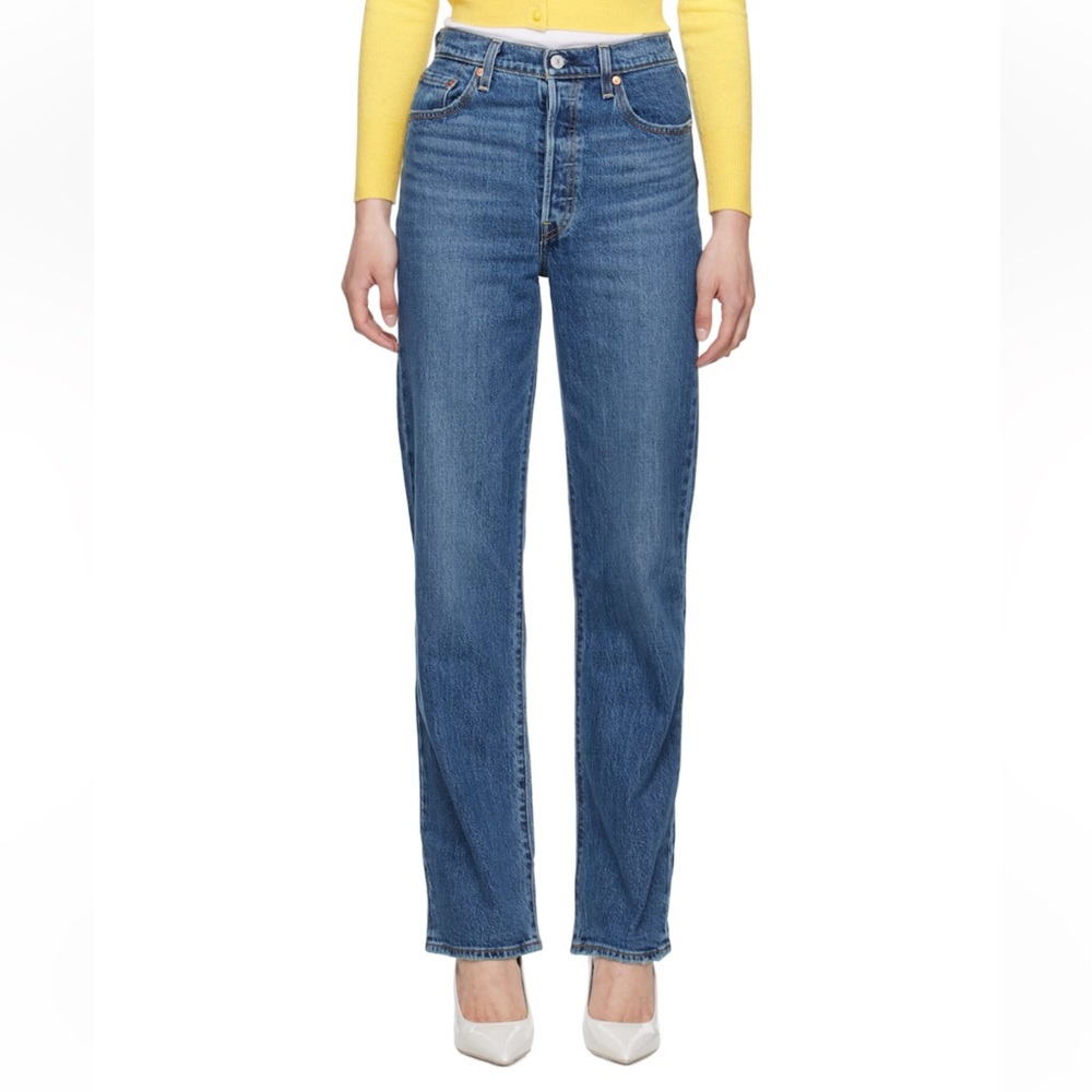 Levi's Womens High Rise Ribcage Straight Jeans in Valley View 29 X 31